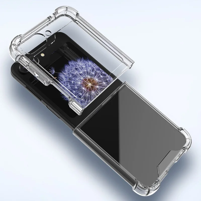 Bulk Purchasing For Samsung Galaxy Z Flip5 5G Case Reinforced Corners TPU + PC 1.5mm Shockproof Phone Cover