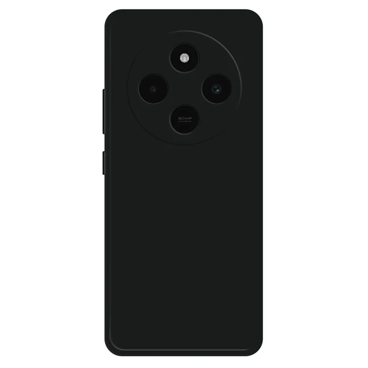 Capa de Celular TPU para Xiaomi Redmi 14C 5G com Proteção de Bordas Retas - Preta