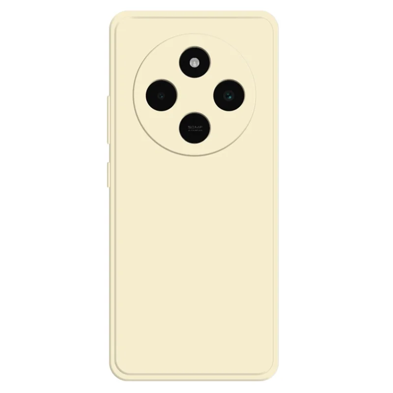For Xiaomi Redmi 14C 5G TPU Case Straight Edge Protection Phone Cover - Beige