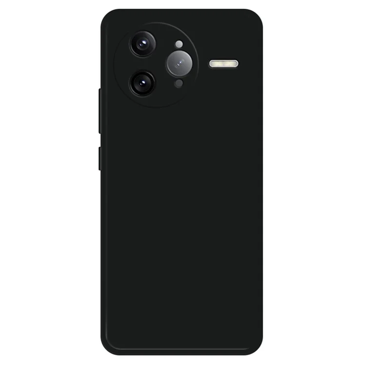 Für Xiaomi Redmi K80 Pro 5G TPU-Hülle Geradkantig Schutz Handyhülle - Schwarz