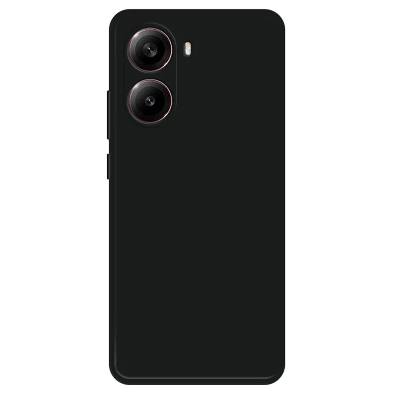 Per Xiaomi Poco X7 Pro 5G / Redmi Turbo 4 5G Cover Telefono in TPU con Protezione Bordi Dritti - Nero