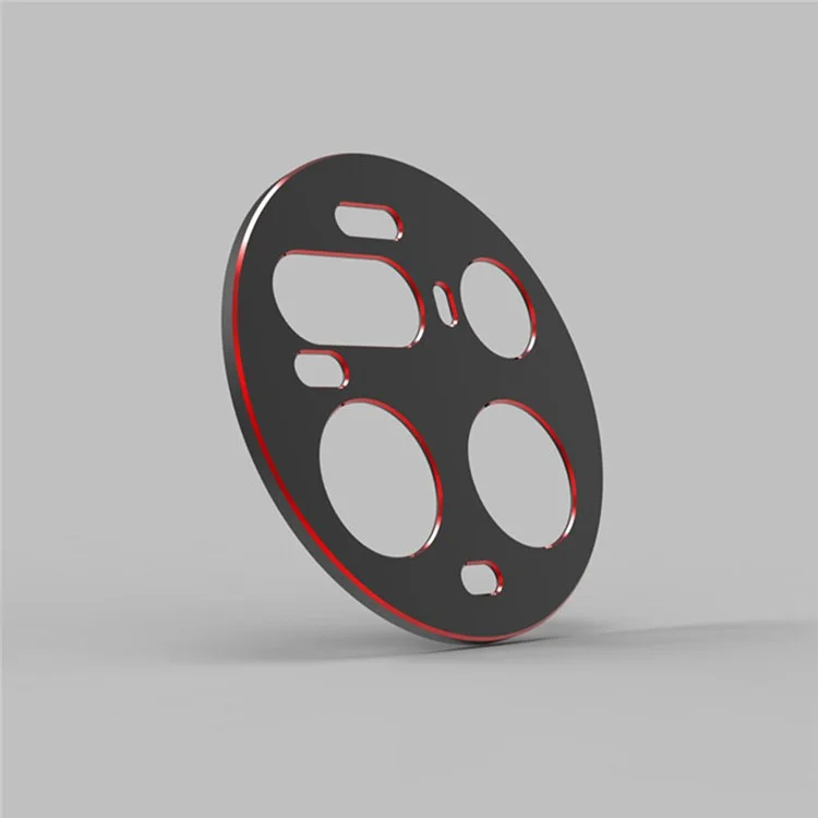 Capa de Proteção para Xiaomi 15 Ultra com Moldura Metálica e Proteção de Lente da Câmera - Preto / Vermelho