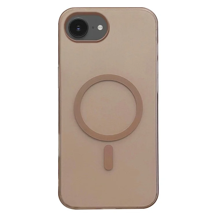 Cover per iPhone 16e Magnetica Compatibile con MagSafe - Custodia Rigida Smerigliata - Oro Deserto