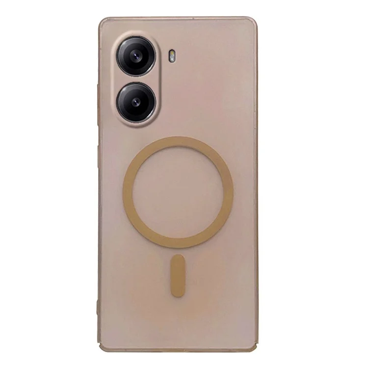For Xiaomi Redmi Turbo 4 5G Case Compatible with MagSafe Precise Cutouts Matte PC Phone Cover - Desert Gold