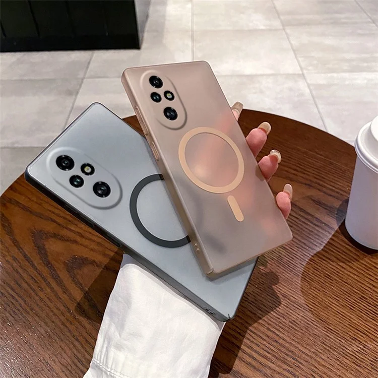 Cover per For Honor 200 Pro 5G Compatibile con MagSafe, Ritagli Precisi, Cover per Telefono in PC Opaco - Oro Desert