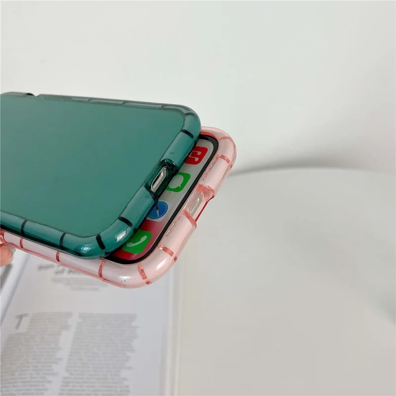 For iPhone 14 Plus Luminous Noctilucent Phone Case Drop-proof Protective TPU Back Cover - Transparent Yellow