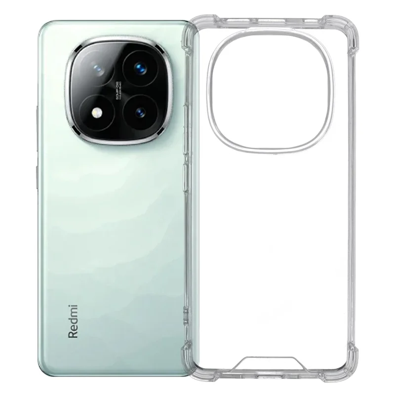 Bulk Purchasing Phone Case For Xiaomi Redmi Note 14 Pro 5G / Note 14 Pro+ 5G / Poco X7 5G Reinforced Corners TPU + PC 1.5mm Shockproof Cover