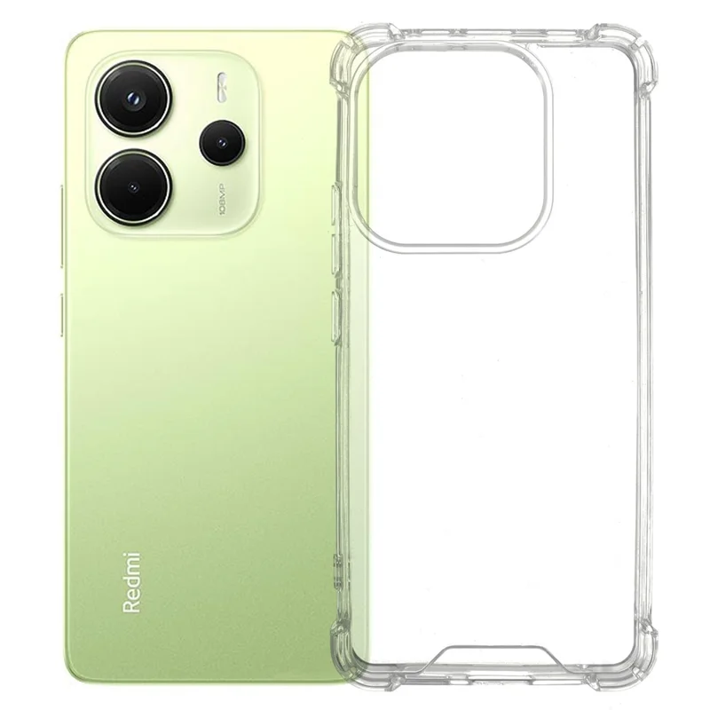 Bulk Purchasing For Xiaomi Redmi Note 14 4G (163.25mm) Case Reinforced Corners TPU + PC 1.5mm Shockproof Phone Cover