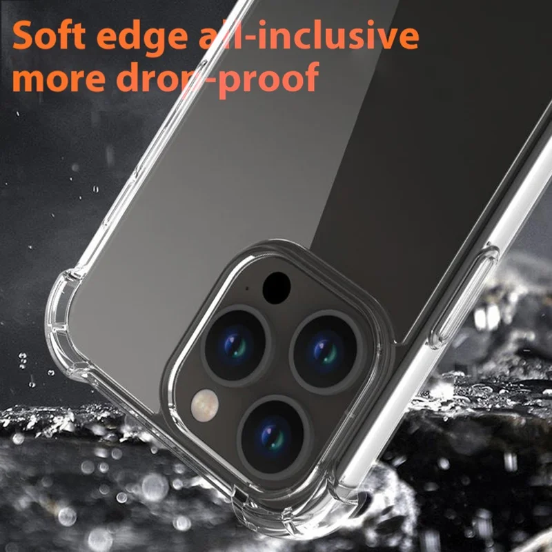 Bulk Purchasing For iPhone 13 Pro Case Reinforced Corners TPU + PC 1.0mm Shockproof Phone Cover