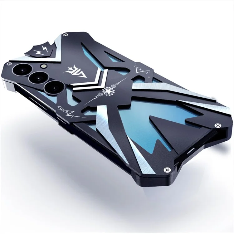 For Samsung Galaxy S25+ Case Shockproof Aluminum Alloy Phone Back Cover