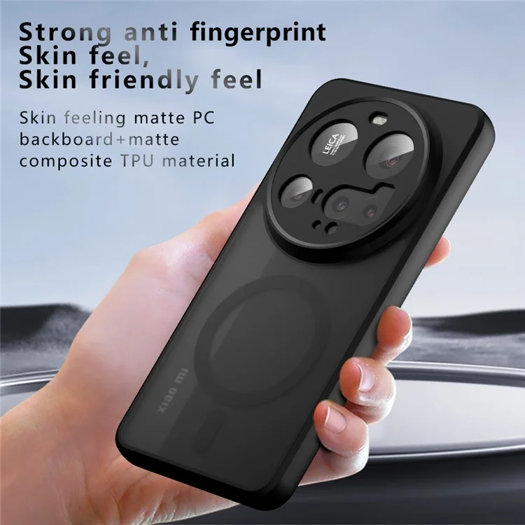 For Xiaomi 15 Ultra Case Compatible with MagSafe TPU + PC Matte Skin Touch Phone Cover