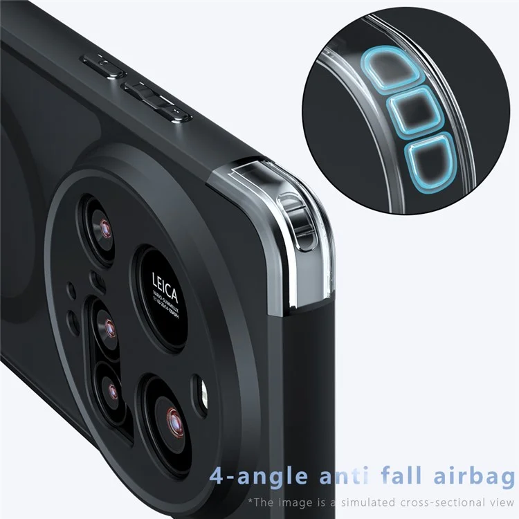 For Xiaomi 15 Ultra Case Compatible with MagSafe TPU + PC Matte Skin Touch Phone Cover