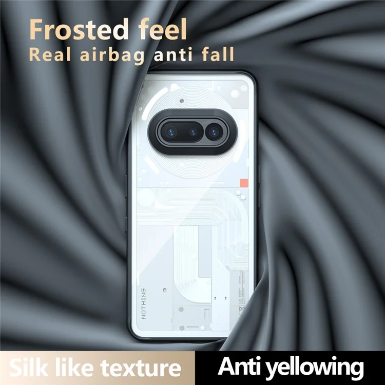 For Nothing Phone (3a) Case TPU + PC Shockproof Clear Phone Cover