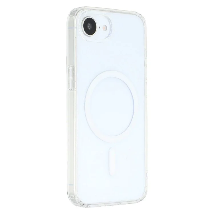 Cover per iPhone 16e Compatibile con MagSafe TPU + PC Cover Posteriore Trasparente