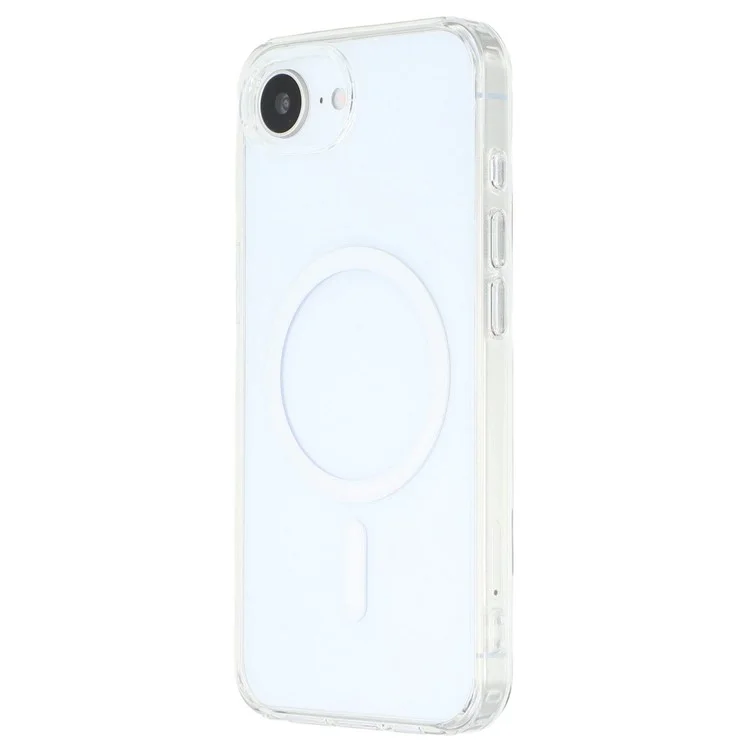 Cover per iPhone 16e Compatibile con MagSafe TPU + PC Cover Posteriore Trasparente