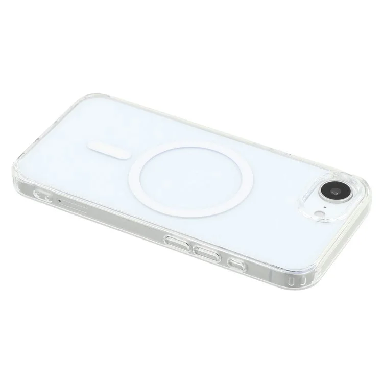 Cover per iPhone 16e Compatibile con MagSafe TPU + PC Cover Posteriore Trasparente