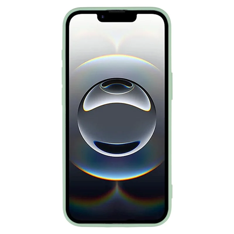 For iPhone 16e Silicone Case with Strap Ring Kickstand Phone Cover - Green