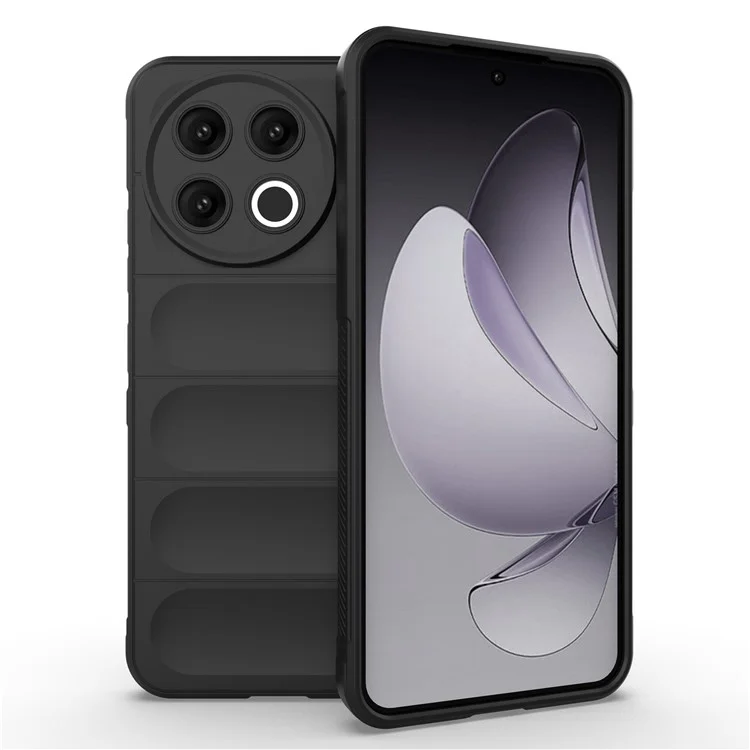 For TECNO Spark 30 Pro 4G Case Anti-Drop Soft TPU Rugged Phone Back Cover - Black