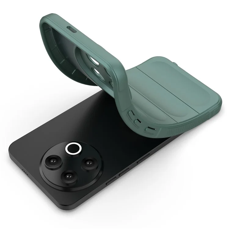 For TECNO Spark 30 Pro 4G Case Anti-Drop Soft TPU Rugged Phone Back Cover - Green