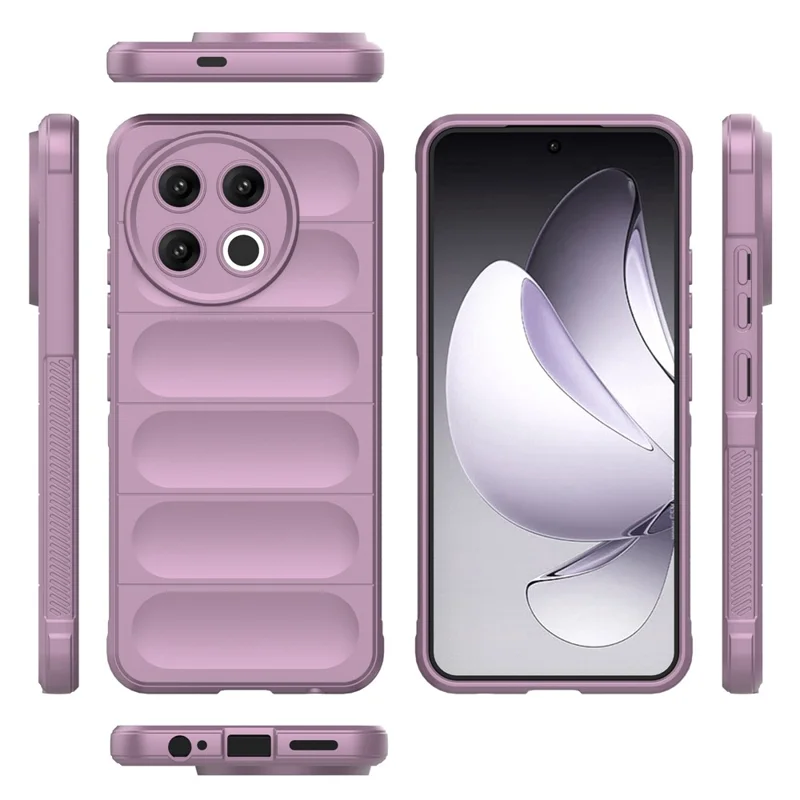For TECNO Spark 30 Pro 4G Case Anti-Drop Soft TPU Rugged Phone Back Cover - Light Purple