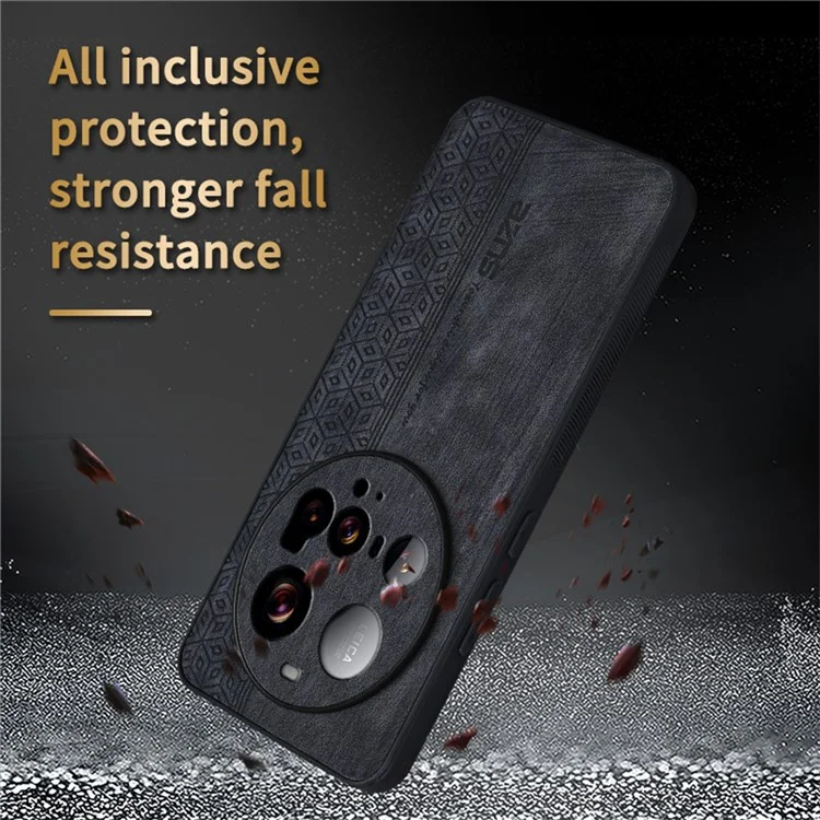 AZNS Für Xiaomi 15 Ultra Hülle Schützende PU-Leder umhüllte TPU-Handyhülle - Braun