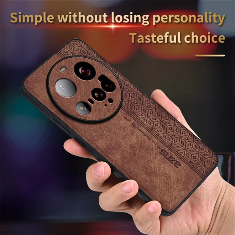 AZNS Für Xiaomi 15 Ultra Hülle Schützende PU-Leder umhüllte TPU-Handyhülle - Braun