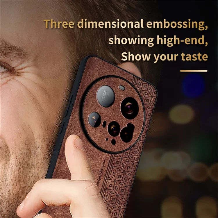 AZNS Für Xiaomi 15 Ultra Hülle Schützende PU-Leder umhüllte TPU-Handyhülle - Braun