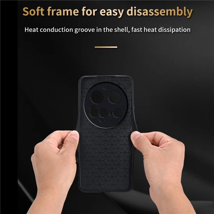 AZNS Für Xiaomi 15 Ultra Hülle Schützende PU-Leder umhüllte TPU-Handyhülle - Braun