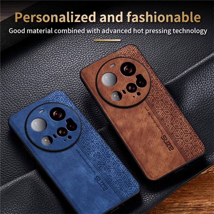 AZNS Für Xiaomi 15 Ultra Hülle Schützende PU-Leder umhüllte TPU-Handyhülle - Braun