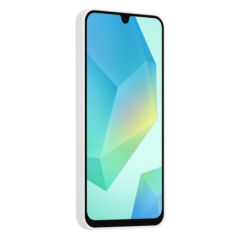 For Samsung Galaxy A36 5G Case Card Slot Matte Fingerprint-Free Back Cover - White