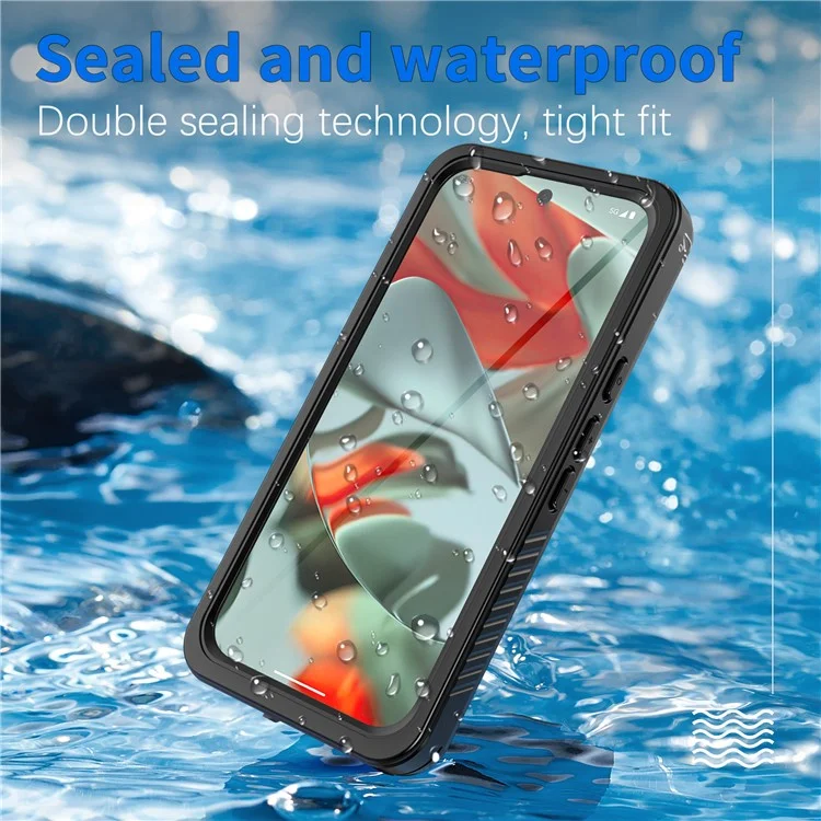 REDPEPPER FS Серия для чехла Google Pixel 9a IP68 Водонепроницаемый Прозрачный Задний Панельный Чехол для Телефона