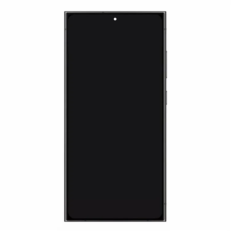 Für Samsung Galaxy S24 Ultra S928B (EU-Version) OEM-Qualität S AMOLED Bildschirm und Digitizer-Einheit + Rahmen (Ohne Logo) - Schwarz