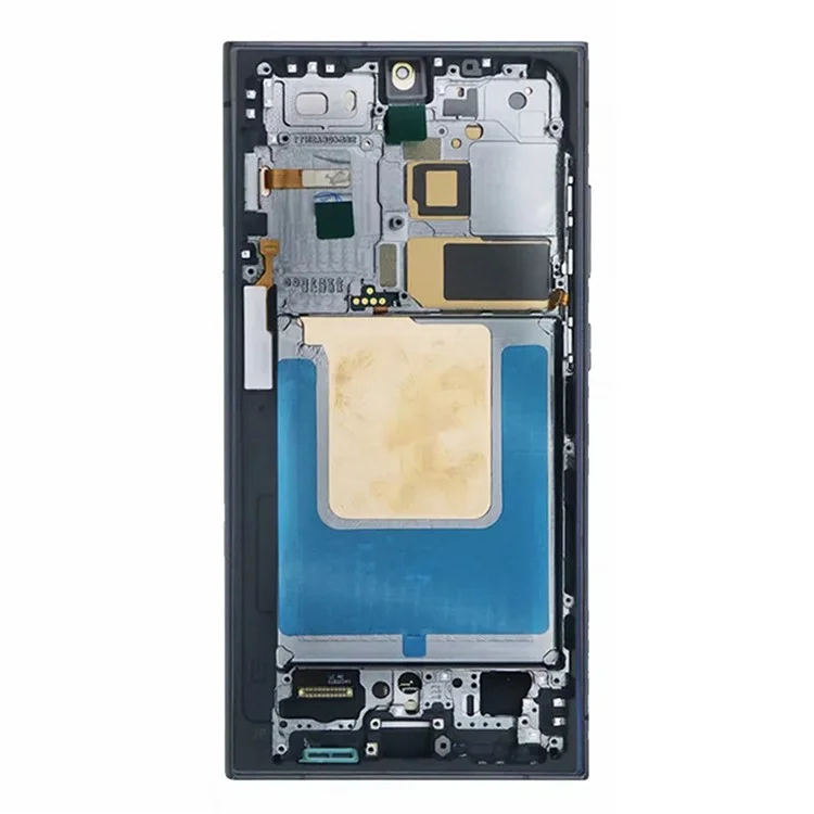 Für Samsung Galaxy S24 Ultra S928B (EU-Version) OEM-Qualität S AMOLED Bildschirm und Digitizer-Einheit + Rahmen (Ohne Logo) - Schwarz