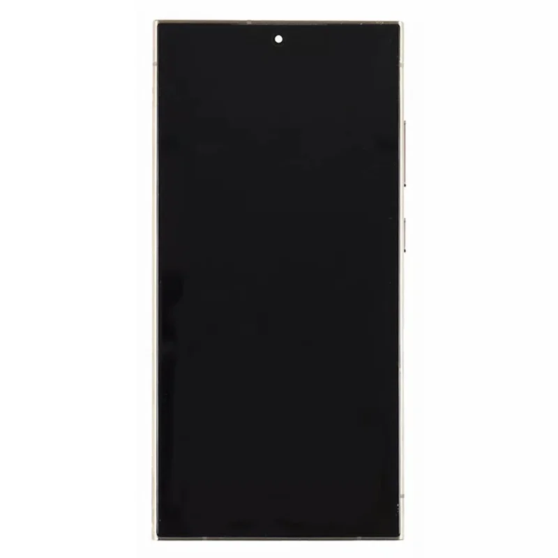 For Samsung Galaxy S24 Ultra S928B (EU Version) OEM Grade S AMOLED Screen and Digitizer Assembly + Frame (Without Logo) - Gold