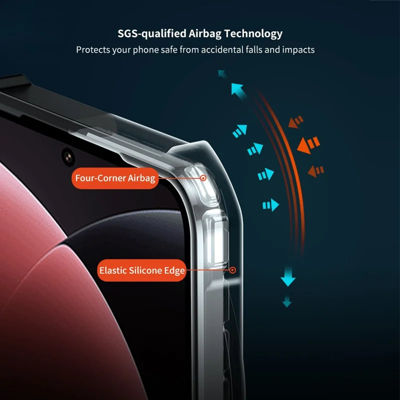 XUNDD For Xiaomi 15 Ultra Case Dropproof TPU + Acrylic Clear Back Phone Cover