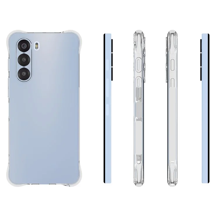 Capa de Celular TPU para ZTE nubia S 5G Transparente Antiderrapante