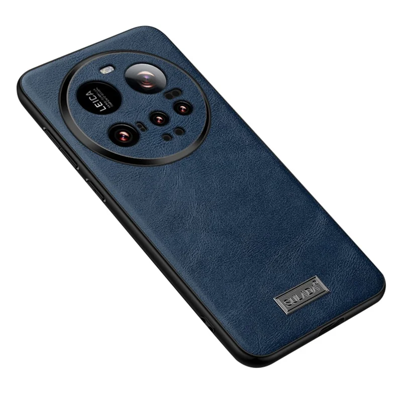 SULADA For Xiaomi 15 Ultra Case PU Leather + TPU + PC Back Phone Cover - Blue