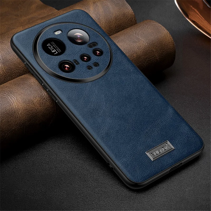 SULADA For Xiaomi 15 Ultra Case PU Leather + TPU + PC Back Phone Cover - Blue