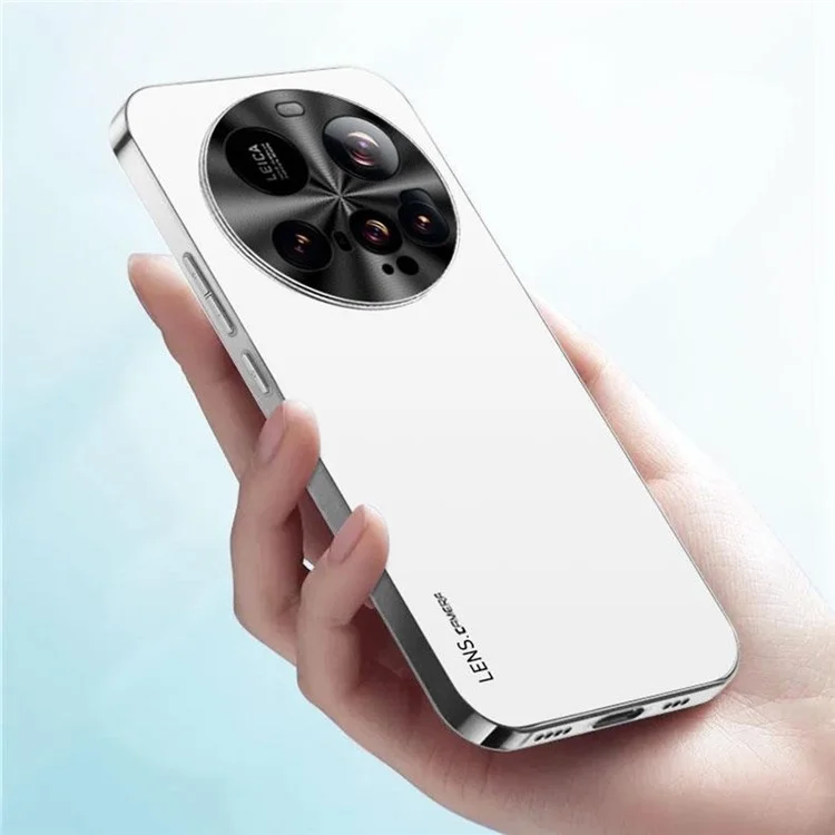 For Xiaomi 15 Ultra Case Acrylic + TPU + Metal Anti-Scratch Phone Cover with Electroplating Frame - Black