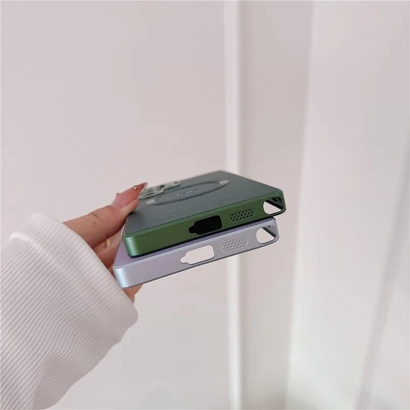 DEKKER For Samsung Galaxy S25 Ultra Magnetic Case PU + TPU Phone Back Cover - Orange