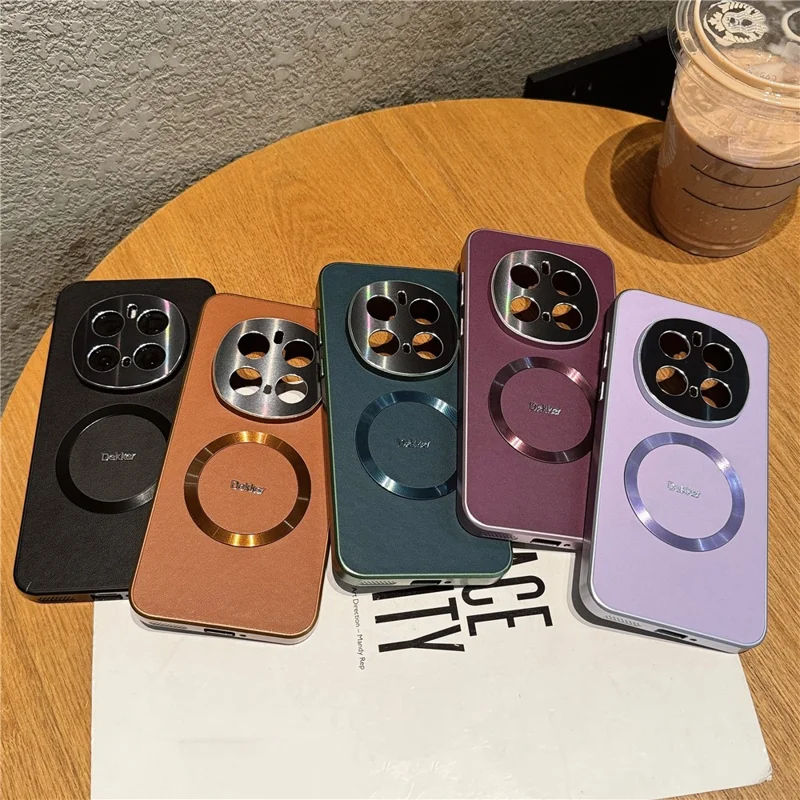 DEKKER For Honor Magic7 Pro 5G Magnetic Case PU + TPU Phone Back Cover - Blue