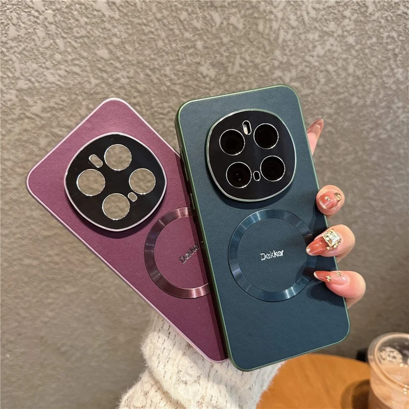 DEKKER For Honor Magic7 Pro 5G Magnetic Case PU + TPU Phone Back Cover - Blue