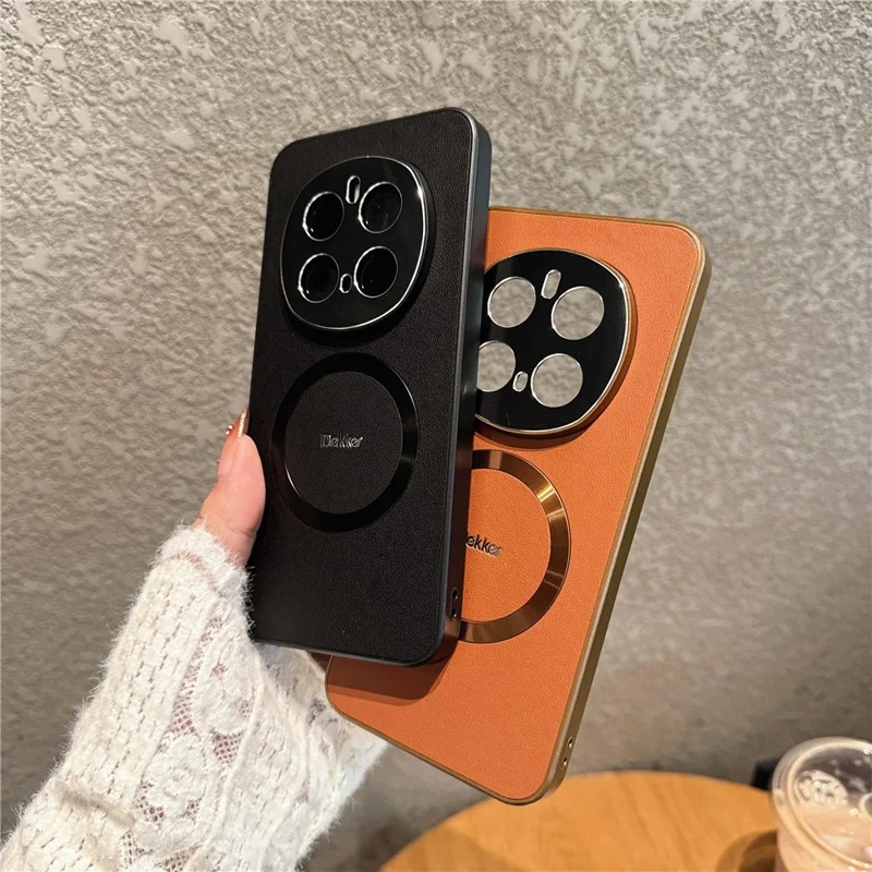 DEKKER For Honor Magic7 Pro 5G Magnetic Case PU + TPU Phone Back Cover - Blue