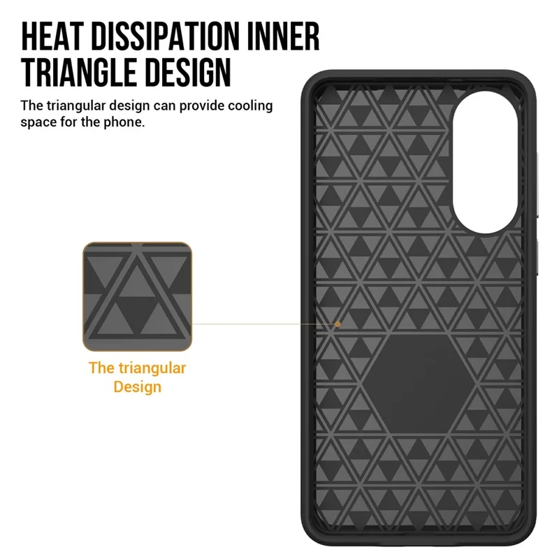 For Samsung Galaxy S25 Edge Case TPU + PC Four Corner Anti-Drop Phone Cover - Black
