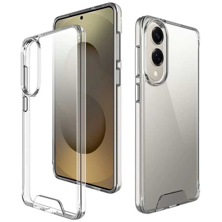 For Samsung Galaxy S25 Edge Case TPU Frame Clear PC Back Phone Cover