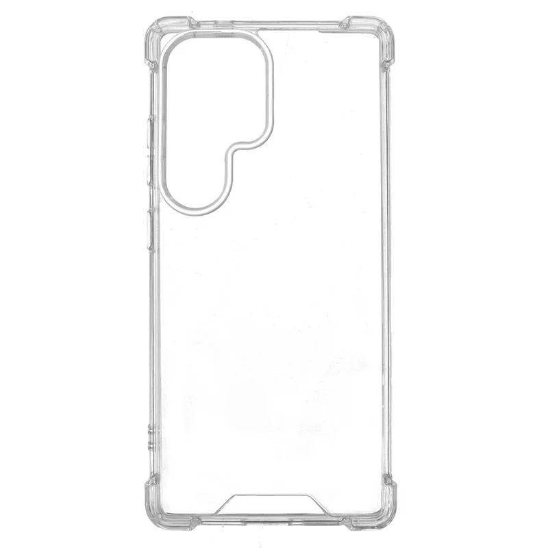For Samsung Galaxy S25 Ultra Clear Phone Case TPU + Acrylic 1.5mm Shockproof Back Cover