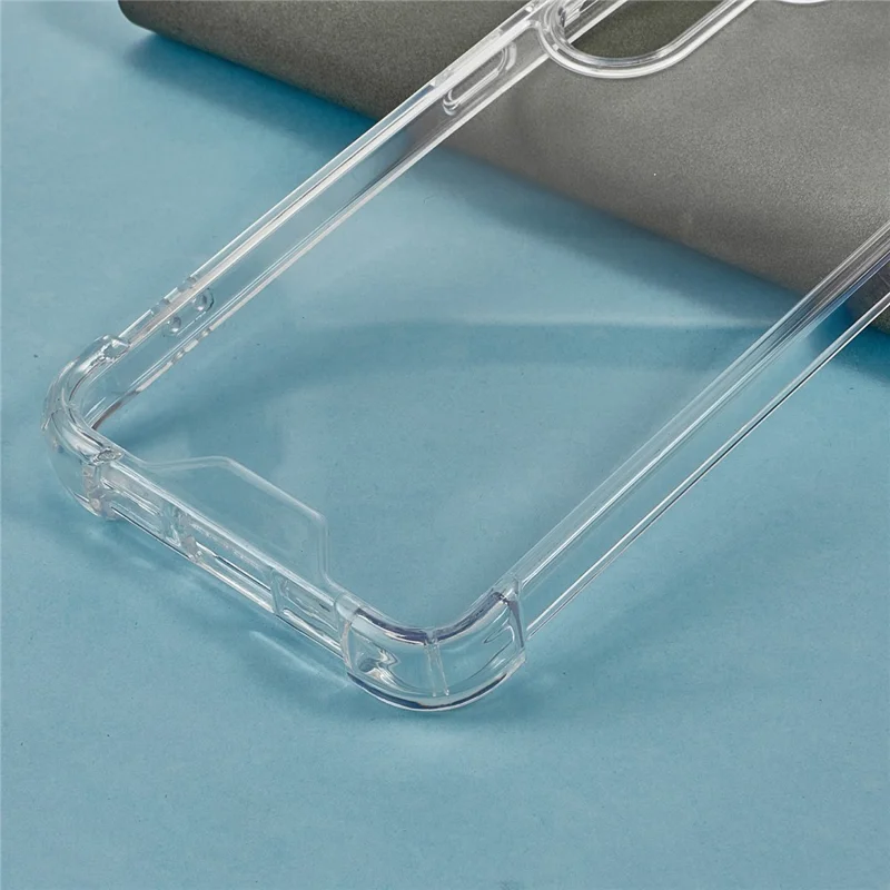 For Samsung Galaxy S24 FE Clear Phone Case TPU + Acrylic 1.5mm Shockproof Back Cover