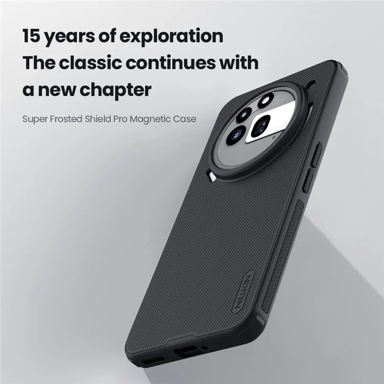 NILLKIN Frosted Shield Pro for Nothing Phone (3a) Pro Case Compatible with MagSafe PC + TPU Phone Cover