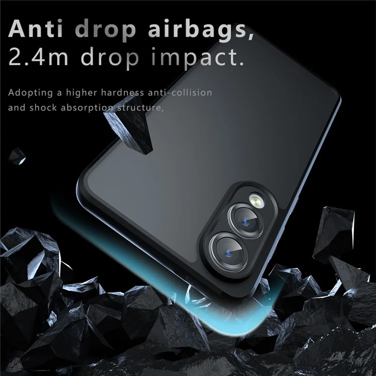 For Samsung Galaxy S25 Edge Case Drop Proof TPU + PC Matte Back Phone Cover