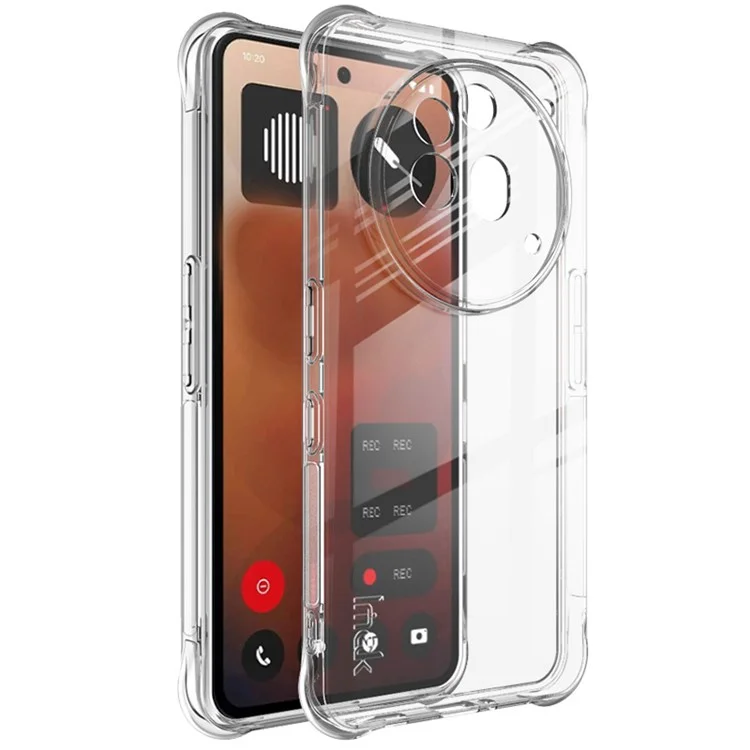 IMAK Pour Nothing Phone (3a) Pro Étui TPU Protection Antichoc avec Coussin d'Air - Transparent